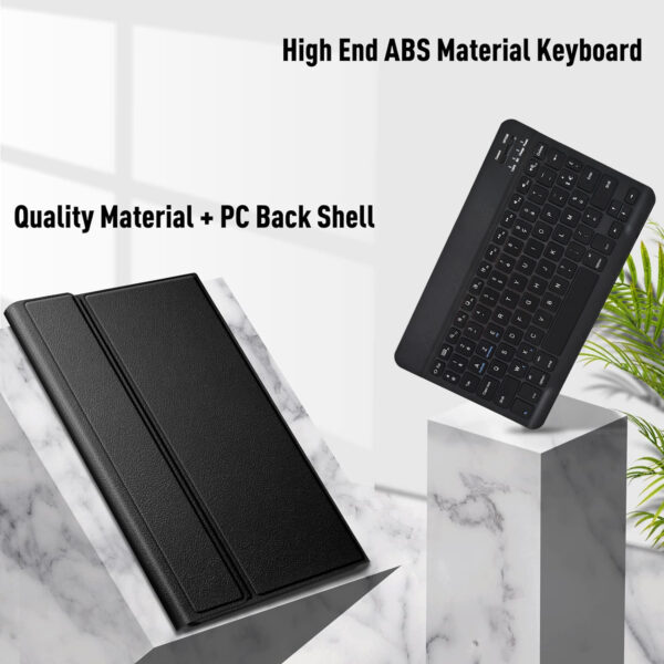 Keyboard Case for iPad Air 4 4th Air 5 5th Air 6 M2 Korean Portuguese Russian Cover - 图片 2