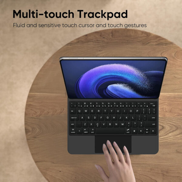 Magic Keyboard for Xiaomi Pad 6 Pro 11 Mipad 6 Mipad6 2023 Russian Korean Spanish AZERT German Hebrew Arabic Magic Keyboard Case - 图片 6
