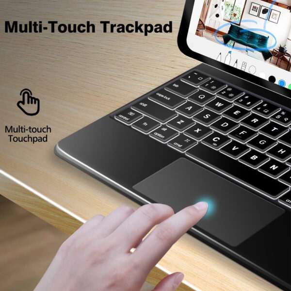 Magic Keyboard for iPad Pro 12.9 Folio Keyboard Spanish AZERTY Korean Portuguese Hebrew - 图片 3