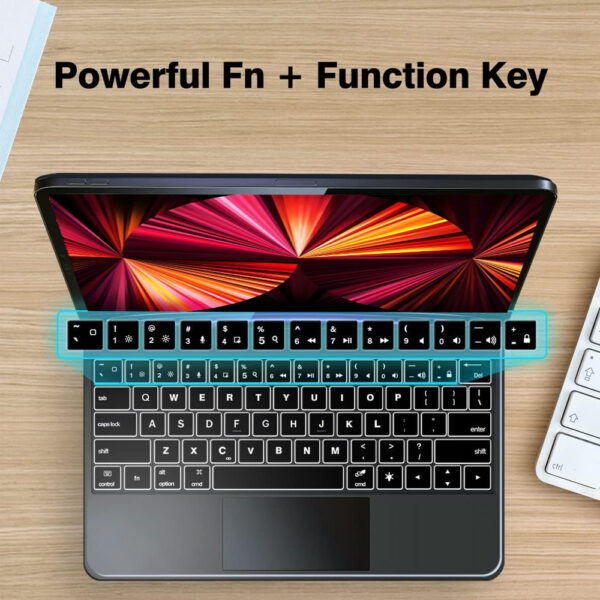 Magic Keyboard for iPad Pro 11 2018-2022 Folio Keyboard Spanish AZERTY Korean Portuguese Hebrew - 图片 2