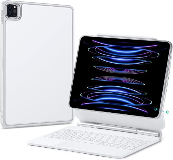 Magic Keyboard For iPad Air 11 6th M2 Air 4th 5th Pro 11 2018-2022 Korean Arabic Spanish Rainbow Backlit TouchPad Keyboard - 图片 12