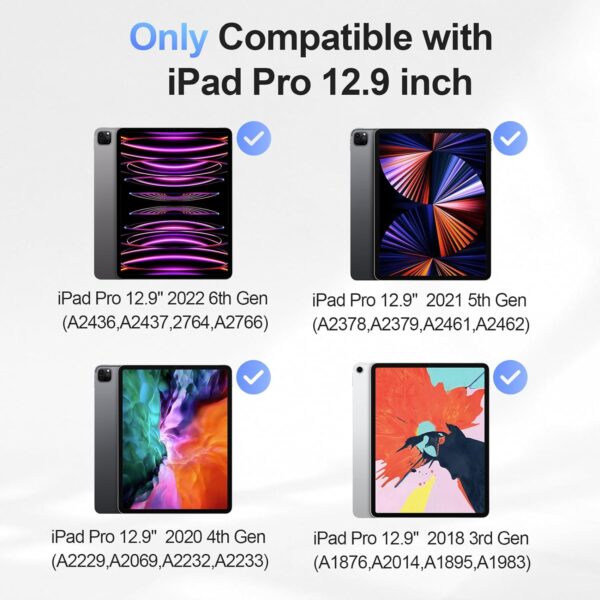 Magic Keyboard for iPad Pro 12.9 Folio Keyboard Spanish AZERTY Korean Portuguese Hebrew - 图片 2
