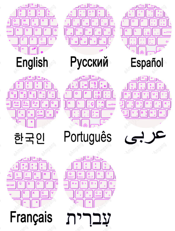 Korean AZERTY Spanish TouchPad Keyboard Case for iPad 10th 10.9 2022 Backlit Cover Shell Pen Slot - 图片 3