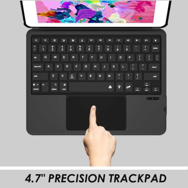 Magic Case For iPad 10.2 9th Gen 2021 A2604 10.2 8th Gen 2020 A2270 10.2 7th 2019 A2197 Air 3rd 10.5 2019 A2125 Pro 10.5 2017 A1701 Spanish Korean Arabic Russian Backlit Keyboard - 图片 4