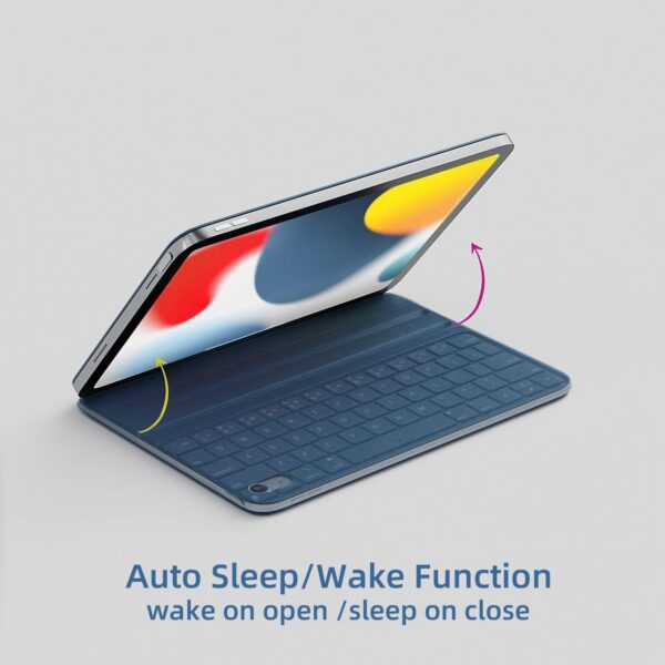 Magic Case For iPad 10th 10.9 2022 A2777 A2696 A2757 Keyboard Arabic Spanish Keyboard - 图片 3