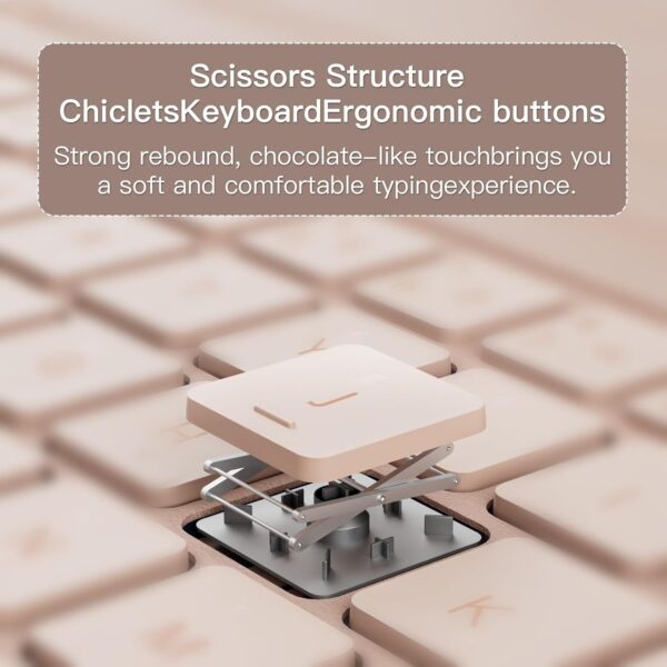 Magic Case For iPad 10th 10.9 2022 A2777 A2696 A2757 Keyboard Spanish Arabic Keyboard - 图片 6
