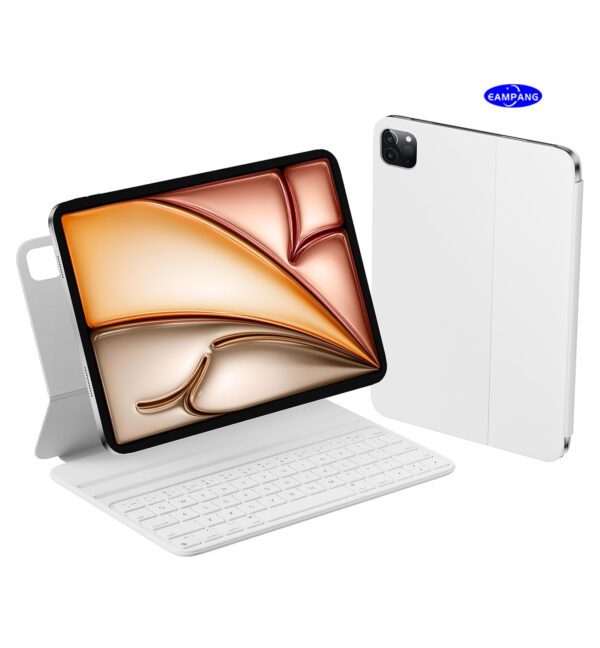 Magic Case For iPad Pro 11 2018-2022 Air 4th 5th Air 11 M2 2024 A2324 A2588 A2899 A1979 A2228 A2301 A2435 Spanish Korean Russian Arabic Keyboard