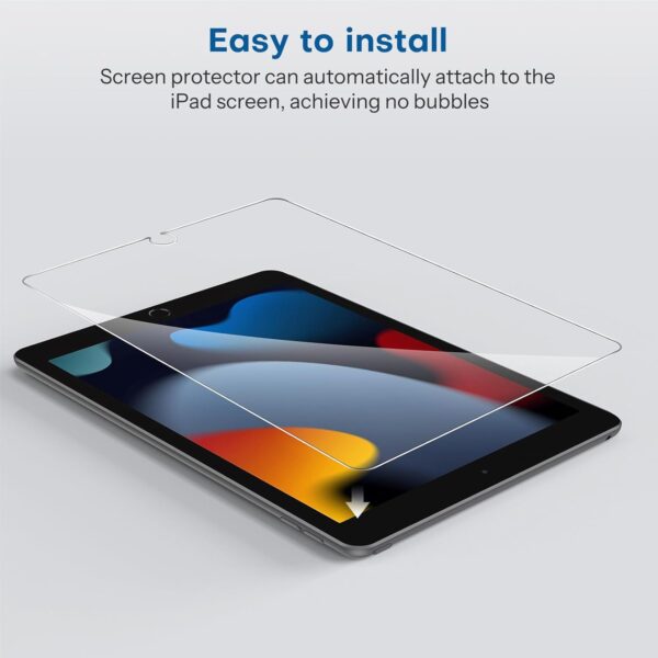 Pack Screen Protector for iPad 9th 8th 7th Generation 10.2 Inch 2021/2020/2019 Model Tempered Glass for iPad 10.2 - 图片 8