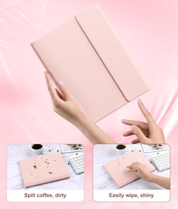 TouchPad Backlit Keyboard Case for iPad Pro 11 2024 Pro 11 2018-2022 10.2 7th 8th 9th Air 2 3 4th 5th 6th Pro 10.5 2017 10th Gen 10.9 2022 9.7 Custom Korean AZERTY Spanish Cover Shell Pen Slot - 图片 6