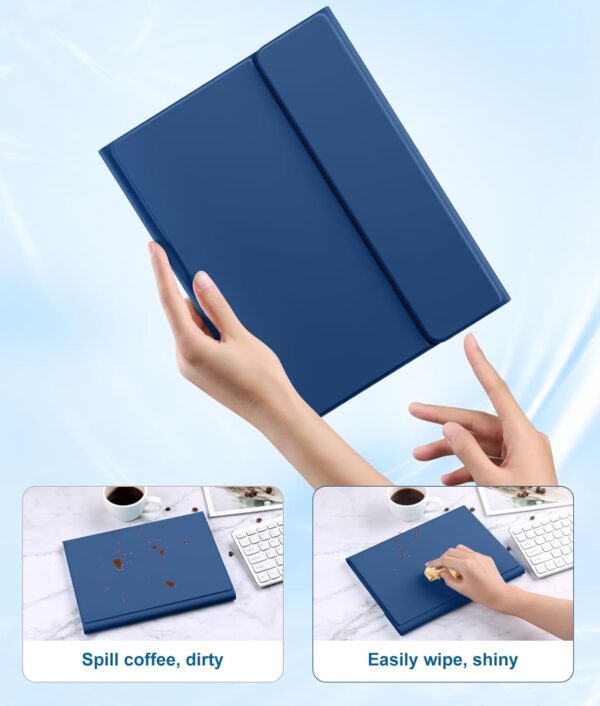TouchPad Backlit Keyboard Case for iPad Air 2 3 4th 5th 6th Pro 10.5 2017 iPad 10th Gen 10.9 2022 10.2 7th 8th 9th 9.7 Pro 11 2018-2022 Pro 11 2024 Custom Korean AZERTY Spanish Cover Shell Pen Slot - 图片 4