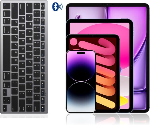 Bluetooth Keyboard for iPad 10th Generation iPad 10.2 (9th/8th/7th) iPad Pro 13/12.9/11 inch iPad Air 13/11 inch iPad Air 5th/4th Gen iPad Mini - 图片 2