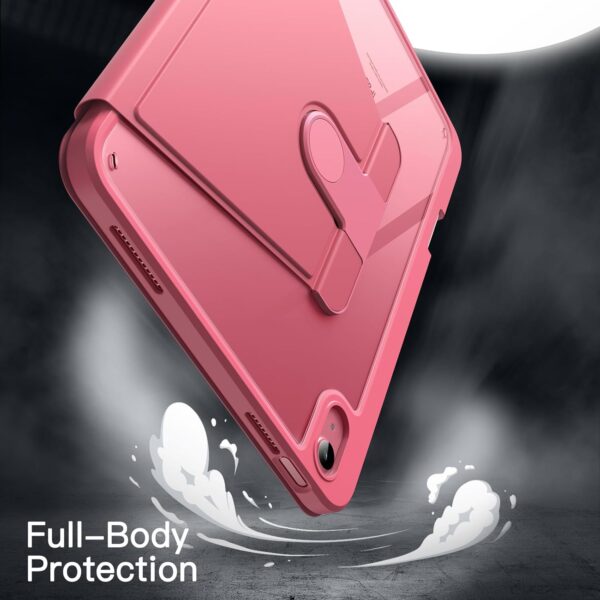 Rotating Case for iPad 10th 10.9 2022 Model 10th Generation with Pencil Holder 360 Degree Rotation Protective Stand Cover Clear Back - 图片 6