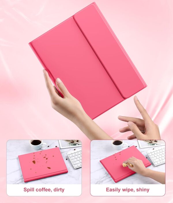 TouchPad Backlit Keyboard Case for iPad 10th Gen 10.9 2022 10.2 7th 8th 9th 9.7 Air 2 3 4th 5th 6th Pro 10.5 2017 Pro 11 2018-2022 Pro 11 2024 Custom Korean AZERTY Spanish Cover Shell Pen Slot - 图片 5