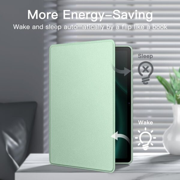 Case for Samsung Galaxy Tab S9 FE 10.9-Inch with S Pen Holder Slim Folio Stand Protective Tablet Cover Multi-Angle Viewing - 图片 5