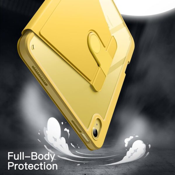 Rotating Case for iPad 10th 10.9 2022 Model 10th Generation with Pencil Holder 360 Degree Rotation Protective Stand Cover Clear Back - 图片 6