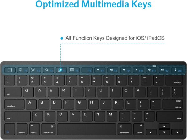 Bluetooth Keyboard for iPad 10th Generation iPad 10.2 (9th/8th/7th) iPad Pro 13/12.9/11 inch iPad Air 13/11 inch iPad Air 5th/4th Gen iPad Mini - 图片 11
