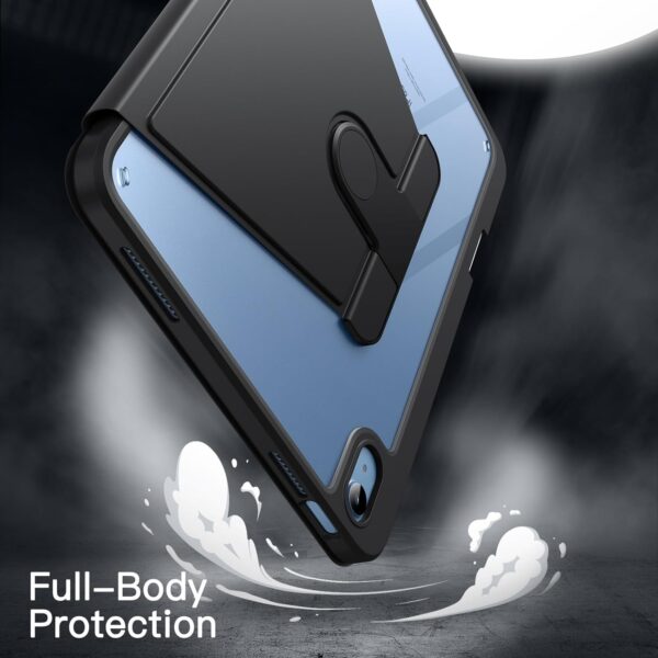 Rotate Case for iPad 10th 10.9 2022 Model 10th Generation with Pencil Holder 360 Degree Rotation Protective Stand Cover Clear Back - 图片 6